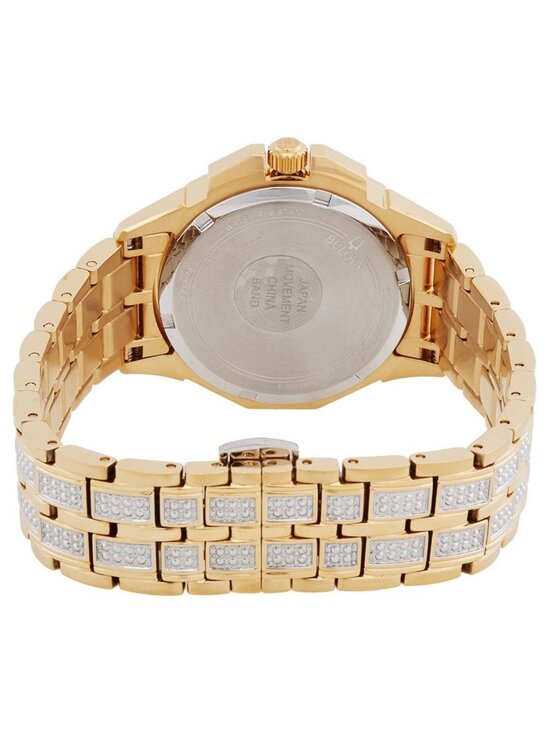 NWT Bulova Octava Quartz Crystal Silver Dial Ladies Watch